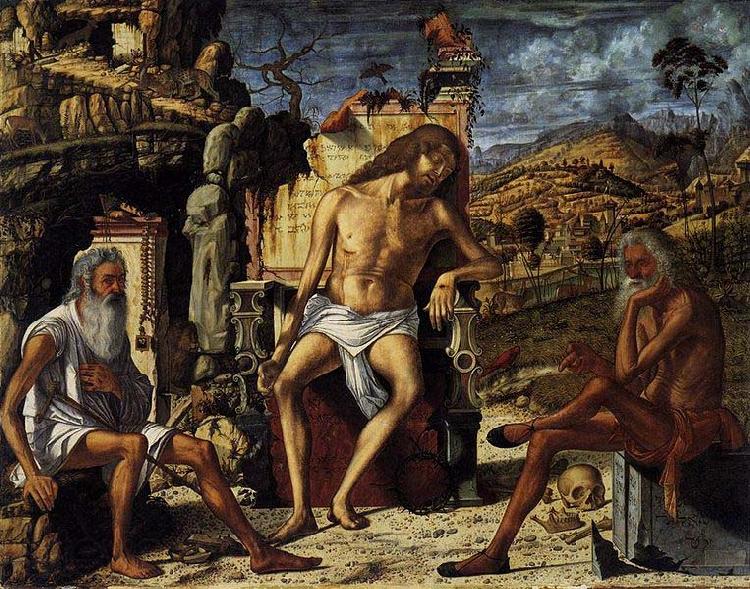 Vittore Carpaccio The Meditation on the Passion Norge oil painting art